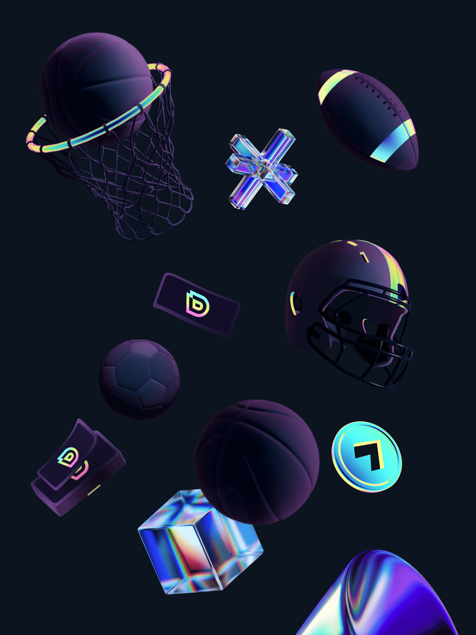 DuelNow 3D illustration set