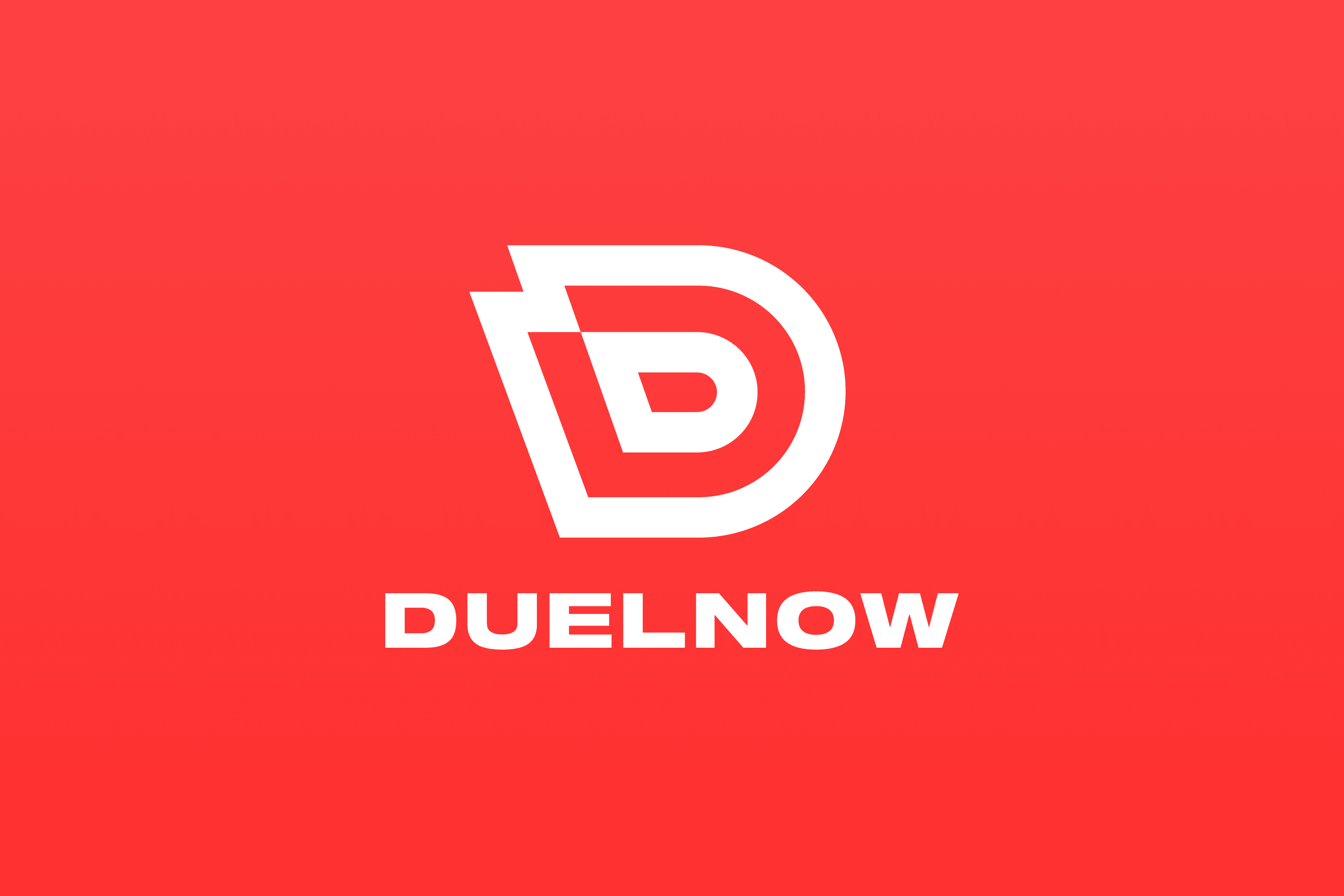 DuelNow brand hero with logo lockup
