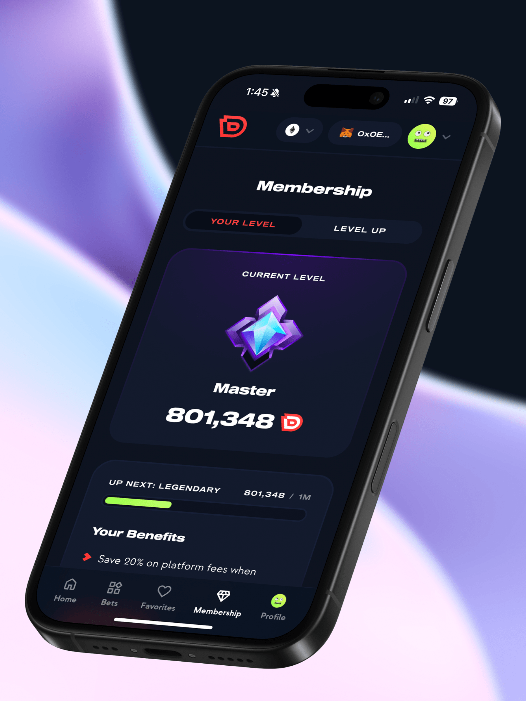 DuelNow master membership card