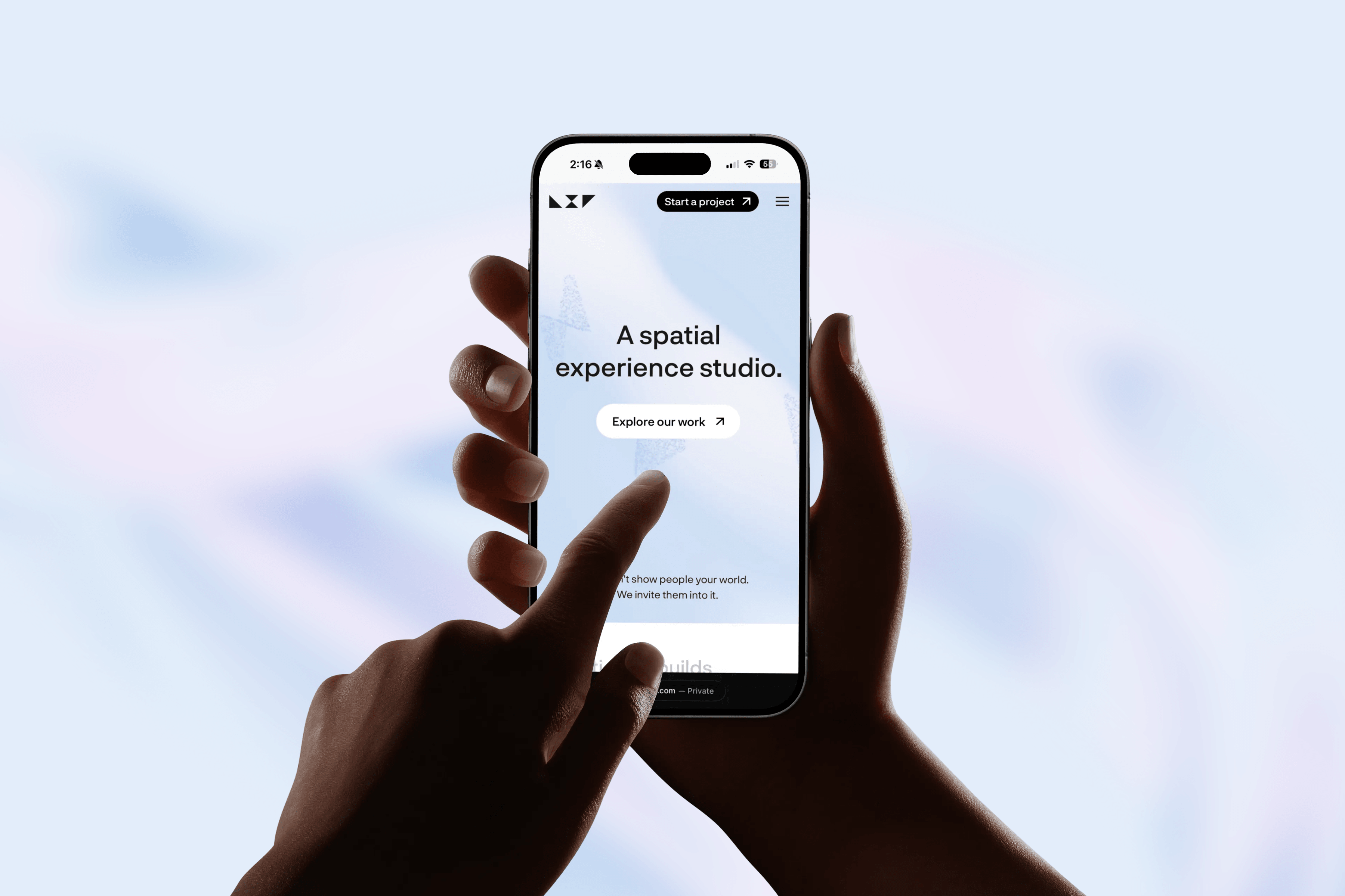 LocationXR website services and capabilities section